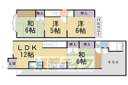 京都市左京区松ケ崎芝本町の一戸建て