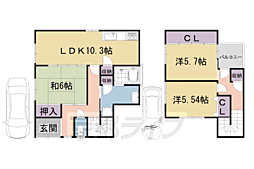 京都市左京区静市市原町の一戸建て