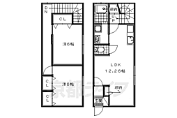 五ヶ庄貸家Ａ・Ｂ B