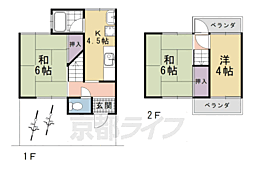 羽束師鴨川町貸家 1