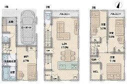 神戸市東灘区住吉南町５丁目　新築戸建