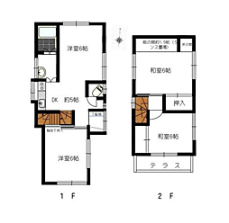 鎌ヶ谷２丁目貸家