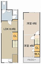 寝屋川市萱島桜園町の一戸建て