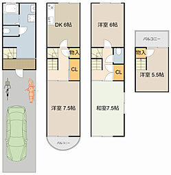 寝屋川市高柳７丁目の一戸建て