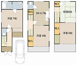 寝屋川市中木田町の一戸建て