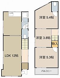門真市岸和田1丁目の一戸建て