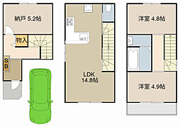 寝屋川市若葉町の一戸建て