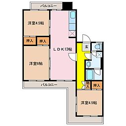 グランドヒルズ桔梗が丘13号棟 101