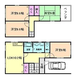 箕面市白島1丁目の一戸建て