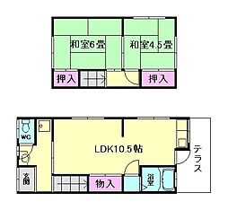 箕面市瀬川2丁目の一戸建て