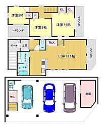 船場西3丁目戸建 1