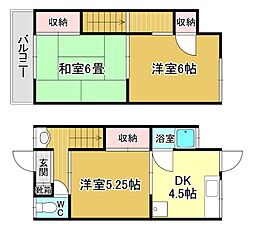 箕面市如意谷2丁目の一戸建て