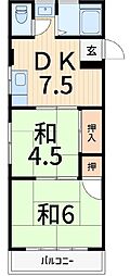 第二コーポ保木間 302