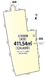小岩駅徒歩８分　建築条件なし　売地
