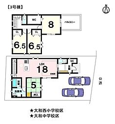 新築戸建　一宮市大和町毛受字辻畑　3号棟　全3棟