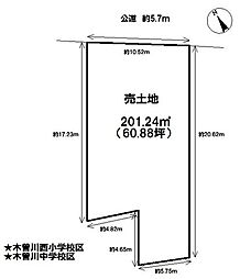 売土地　一宮市木曽川町玉ノ井字池田