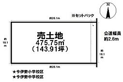 売土地　一宮市今伊勢町馬寄字上畑田