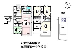 新築戸建　一宮市東五城字南大堀　2号棟　全6棟