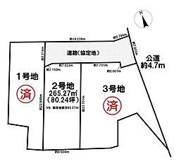 売土地 既存宅地 千秋町穂積塚本 全3区画 2号地