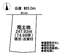 売土地　既存宅地