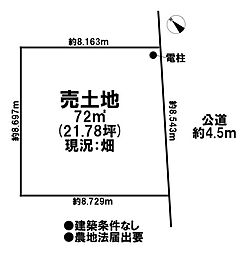 売土地　市街化区域