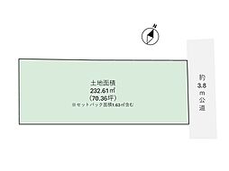 新宿区北新宿1丁目 売地／建築条件なし