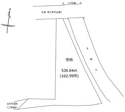 南大町　162坪　売地