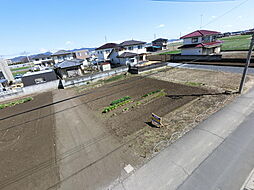 県町　南道路の売地　上水工事後引渡し