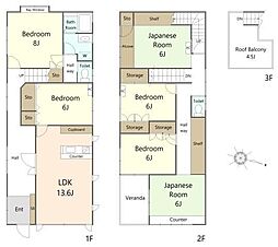 大田区西蒲田3丁目の一戸建て