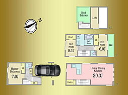 中目黒という選択。憧れの街に、家族のための邸宅を。