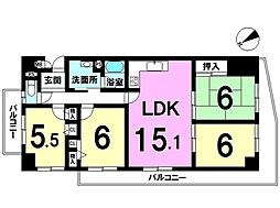 ユニーブル大田川　4階