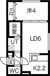 グランド中の島