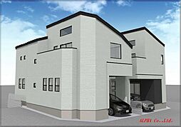 東南角地 × LDK20帖超の広々4LDK × 2階建のお家