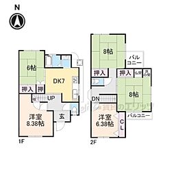 宇治市小倉町西浦の一戸建て