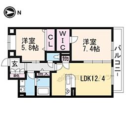 長岡京市神足麦生