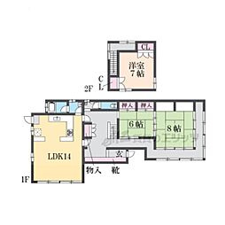 長岡京市神足2丁目の一戸建て