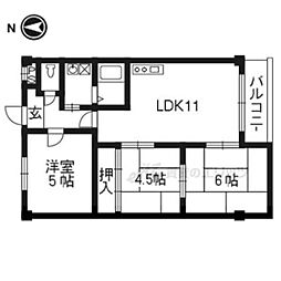 Ｃｏｕｒｔ　ｆｌａｔｓＴＡＮＡＢＥ2号棟 203