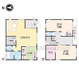 木津川市梅美台3丁目の一戸建て