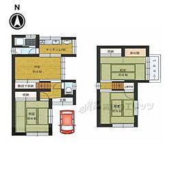 城陽市平川浜道裏の一戸建て
