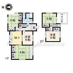 城陽市寺田深谷の一戸建て