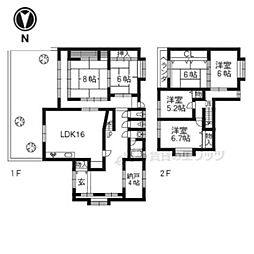 長岡京市梅が丘の一戸建て
