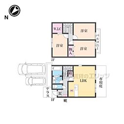 木津川市州見台7丁目の一戸建て