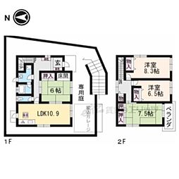 城陽市寺田宮ノ平の一戸建て