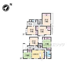 京田辺市大住責谷の一戸建て