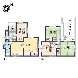 木津川市木津宮ノ裏の一戸建て