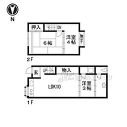 宇治市大久保町平盛の一戸建て
