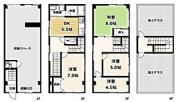 小倉町蓮池店舗付住宅 1