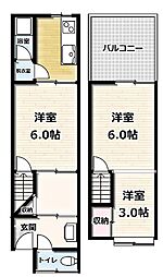 伊勢田町中山貸家 2