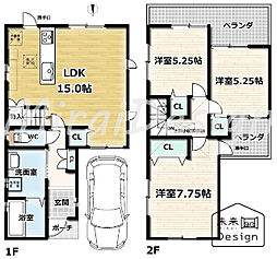 城陽市平川広田　中古戸建住宅