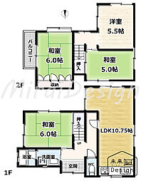 京田辺市大住責谷　中古戸建住宅